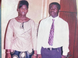 Joana (L) and Richard Nii Armah Quaye (R) are in court over divorce issues