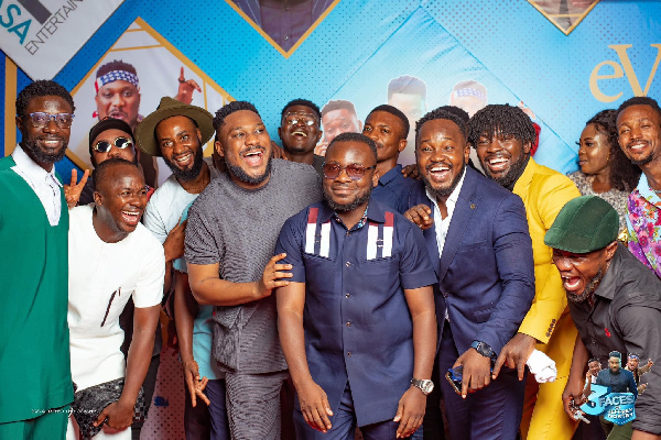 A group of Ghanaian comedians