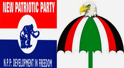 NPP and NDC are the two main political parties in Ghana