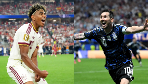 Yamal (L) and Messi face off in the 2026 World Cup final Yamal (L) and Messi face off in the 2026 World Cup final