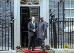 PHOTOS: President Mahama meets British PM Keir Starmer at Downing Street