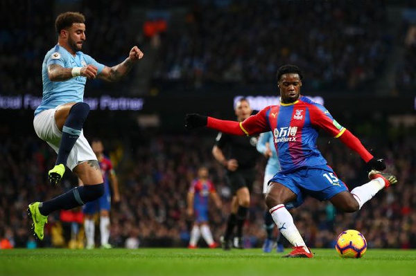 Schlupp and Townsend scored as Palace beat Manchester City 3-2