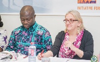 Mohammed Adjei Sowah, Chief Executive Officer of the AMA (Left)