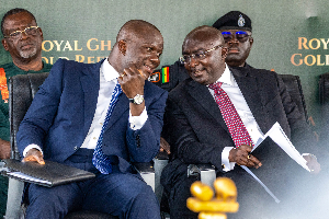 Former Minister of Lands and Natural Resources, Samuel Abu Jinapor with Dr Bawumia Former Minister of Lands and Natural Resources, Samuel Abu Jinapor with Dr Bawumia