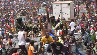 Citizens protested when there was coup in Guinea