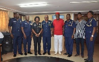 IGP John Kudalor, with some party leaders