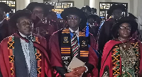 Professor Benedict Calys-Tagoe(middle) is the Head of the Department of Community Health UGMS