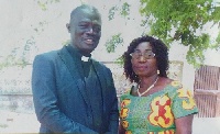 Venerable Reverend Father Lawrence Kwao Donkor with wife