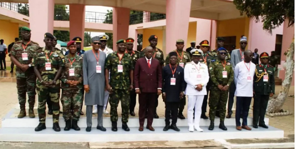 ECOWAS army chiefs at a meeting in Accra this week