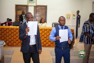 None of the two Candidates obtained the mandatory two thirds majority required