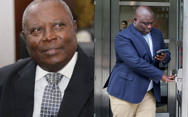 Martin Amidu (L) in a photo collage with Asante Kwaku Berko (R)