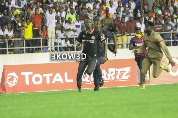 Cape Coast pitch invader given police enquiry bail