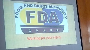 The FDA will start conducting checks on food items at NADMO