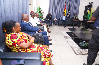 Some officials of CSOs in a meeting with the IGP, Dr. Akuffo Dampare