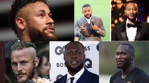 A photogrid of some top footballers and their celebrity lookalikes