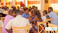 A picture of some beneficiaries of the Young and Safe project