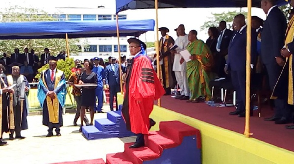 Ahmad Ahmad was awarded the doctorate for his immense contribution to football in Africa