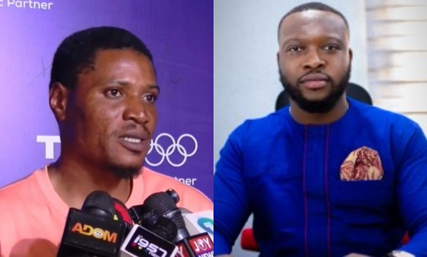 Fixon Dennis, TCL Marketing Manager (L) and Vincent Azan (R) National Sales Manager, Electroland