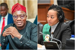 Photo collage of Mahama Ayariga and Dr Zanetor Agyeman-Rawlings