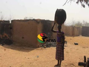 80 houses have been burnt down in the two communities