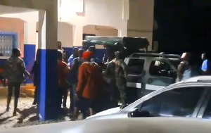 A scene from the incident A scene from the incident