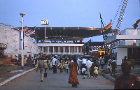 Some patrons at the Trade Fair site in 1976 [Image Credit: Bright Simons]