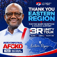 Paul Afoko took his NPP National Chairmanship campaign to the Eastern Region on his “3R Unity Tour”