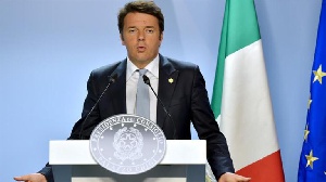Italian Pm Matteo Renzi