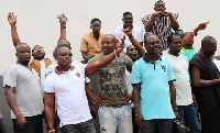 Some alleged members of Pro-NPP vigilante group, Delta Force