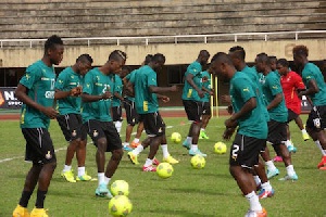 File photo of Black Star players training