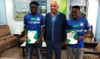 Hans Kwofie and Augustine Okrah sign contract with Egyptian side Smouha