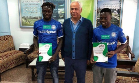 Hans Kwofie and Augustine Okrah sign contract with Egyptian side Smouha