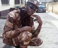 The convict, Lance Corporal Randy Obeng Wiafe Akenteng Francis