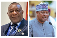 Henry Kwabena Kokofu and President John Dramani Mahama