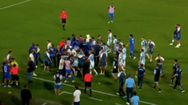 France vs Argentina match ends in chaotic manner