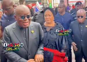 Nana Addo Dankwa Akufo Addo Arrives