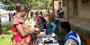 Voters from the Ellembelle constituency