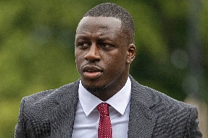 Manchester City player Benjamin Mendy