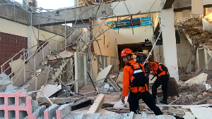 The magnitude 7.7 quake struck the island of Flores