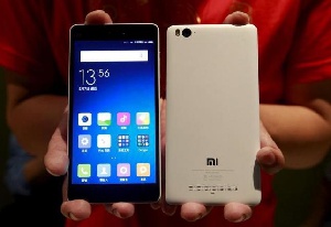 Xiaomi's Smartphone Mi 4i Are Displayed In Taipei, Taiwan. Reuters