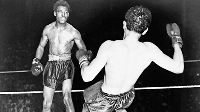 An old picture of Robinson and Jimmy Doyle