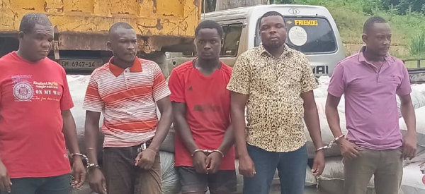 The accused cocoa smugglers