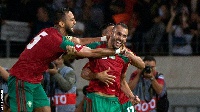 File photo of Moroccan players jubilating