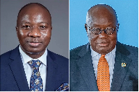 Mahama Ayariga (L) challenges NPP over anti-gay bill, insists Akufo-Addo (R) bears responsibility