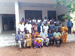 A group picture of the stakeholders who participated in the meeting