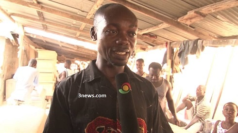 Chairman of the Coffin Makers Association, Kwabena Sarpong