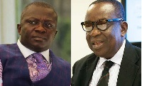 Minister of state in charge of National Security, Bryan Acheampong and National Security Minister, A