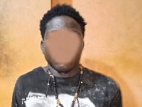 The suspect arrested in connection with robbery incident near Juaso