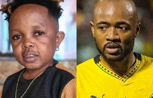 Don Little (L) has criticised Jordan Ayew (R) for missing a chance against Nigeria