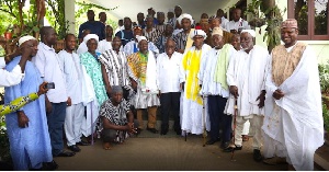 Akufo-Addo & Chiefs from the Dagbon and Mamprugu Traditional Councils in the Northern Region